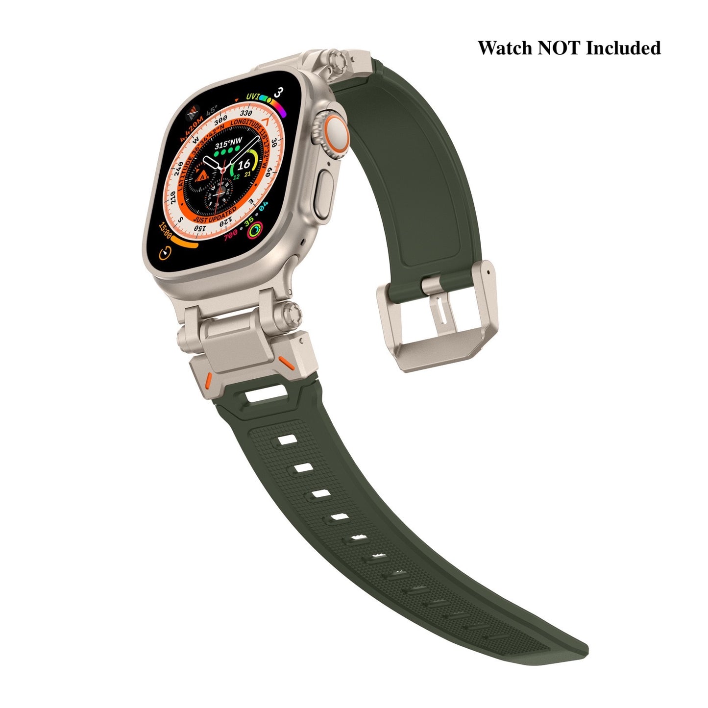 Explorer Silicone Band For Apple Watch Ultra/Ultra2 Series 10/9/8/7/6