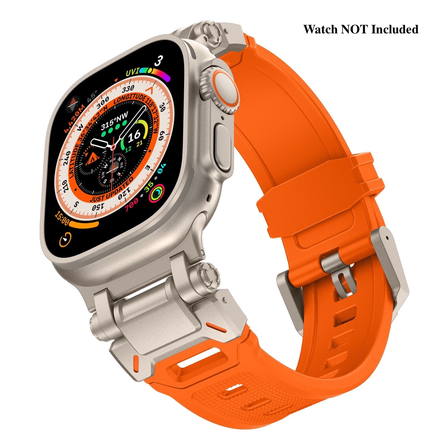 Explorer Silicone Band For Apple Watch Ultra/Ultra2 Series 10/9/8/7/6