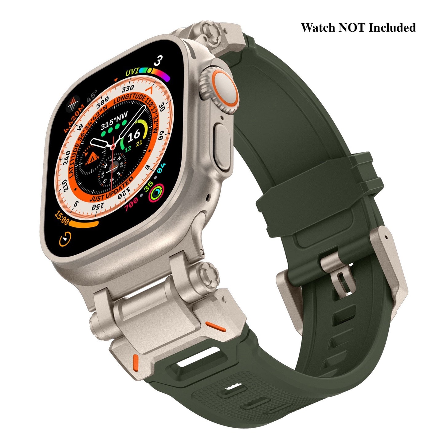 Explorer Silicone Band For Apple Watch Ultra/Ultra2 Series 10/9/8/7/6