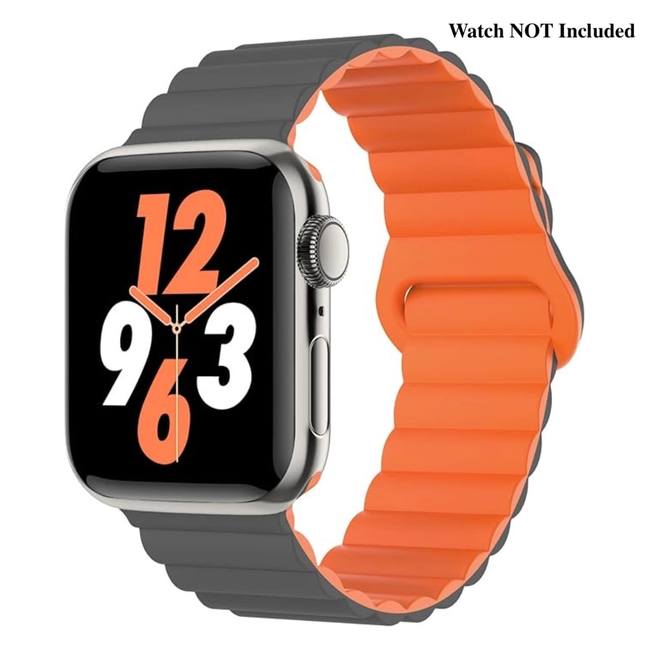 Silicone magnetic snap - ring buckle watch strap Dewell X