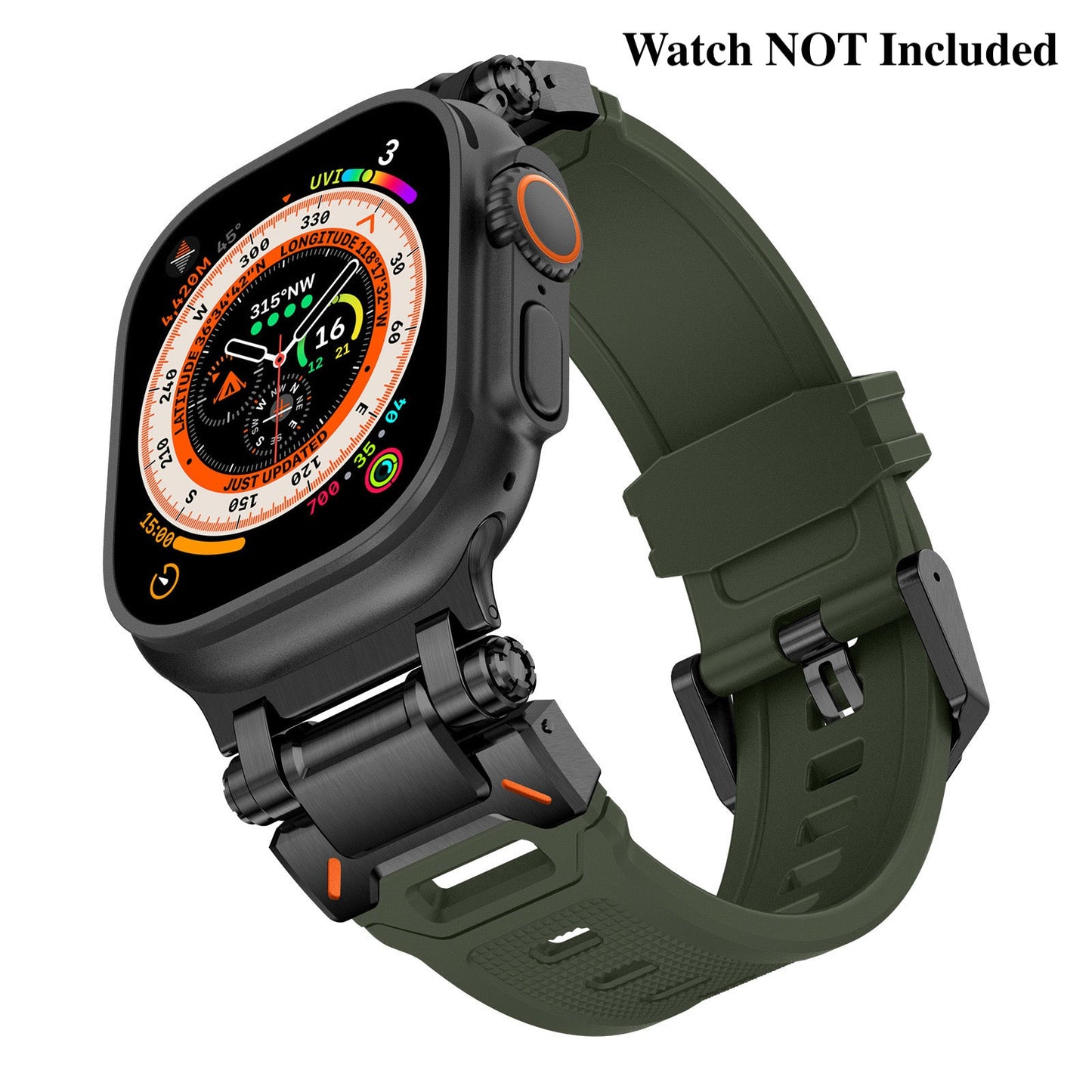 Explorer Silicone Band For Apple Watch - Dewell X