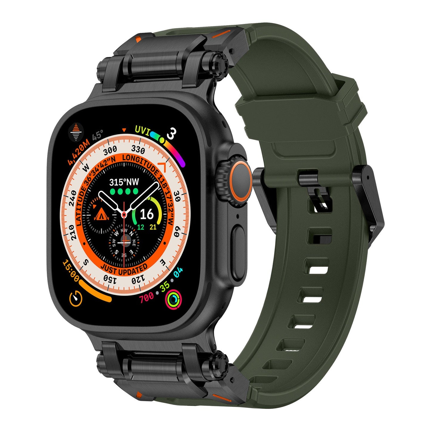 Explorer Silicone Band For Apple Watch - Dewell X