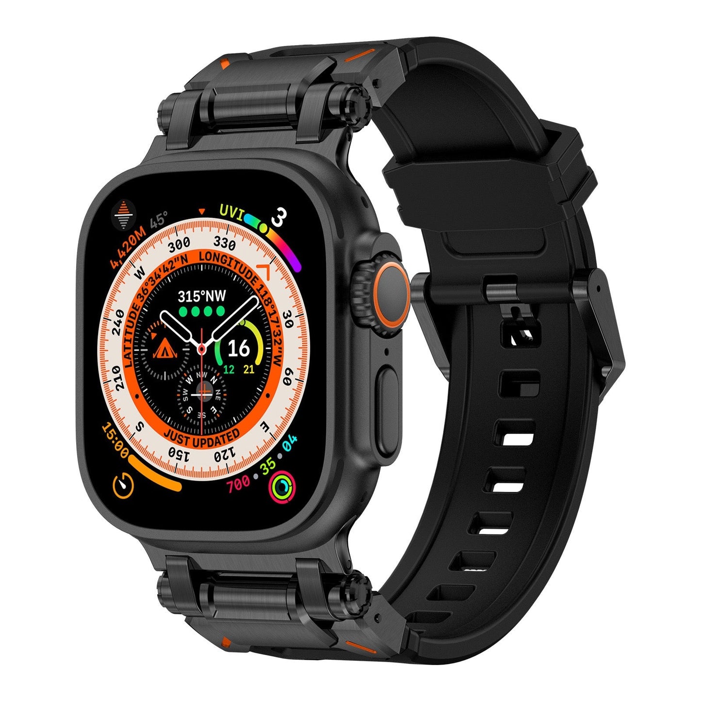 Explorer Silicone Band For Apple Watch - Dewell X