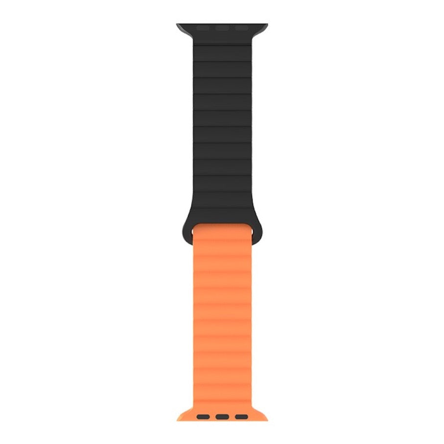 Silicone magnetic snap - ring buckle watch strap Dewell X