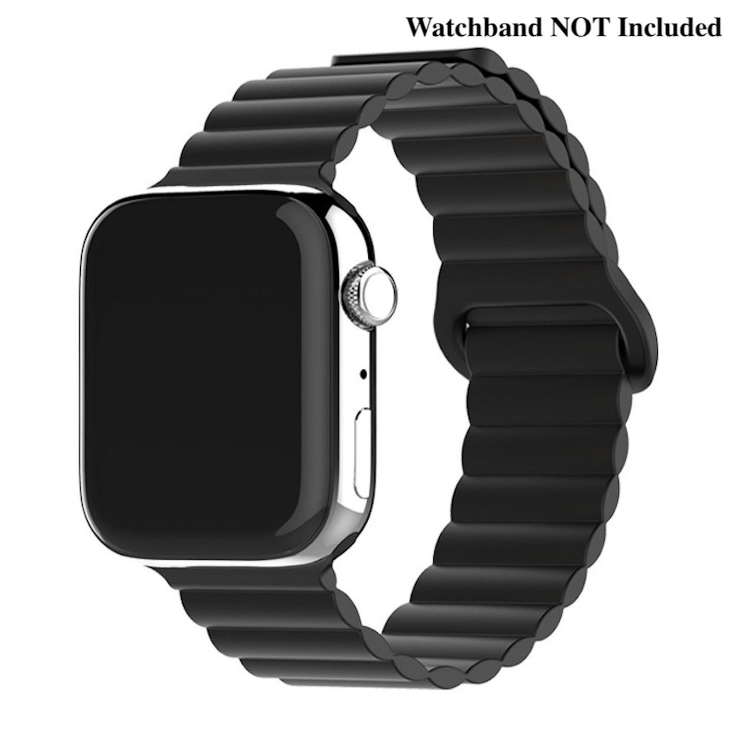 Silicone magnetic snap - ring buckle watch strap Dewell X