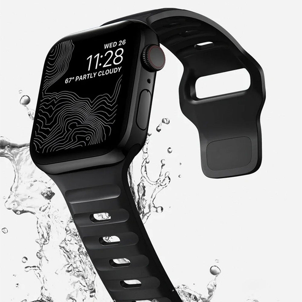 Silicone reverse - buckle watch band Dewell X