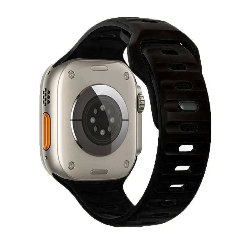 Silicone reverse - buckle watch band Dewell X