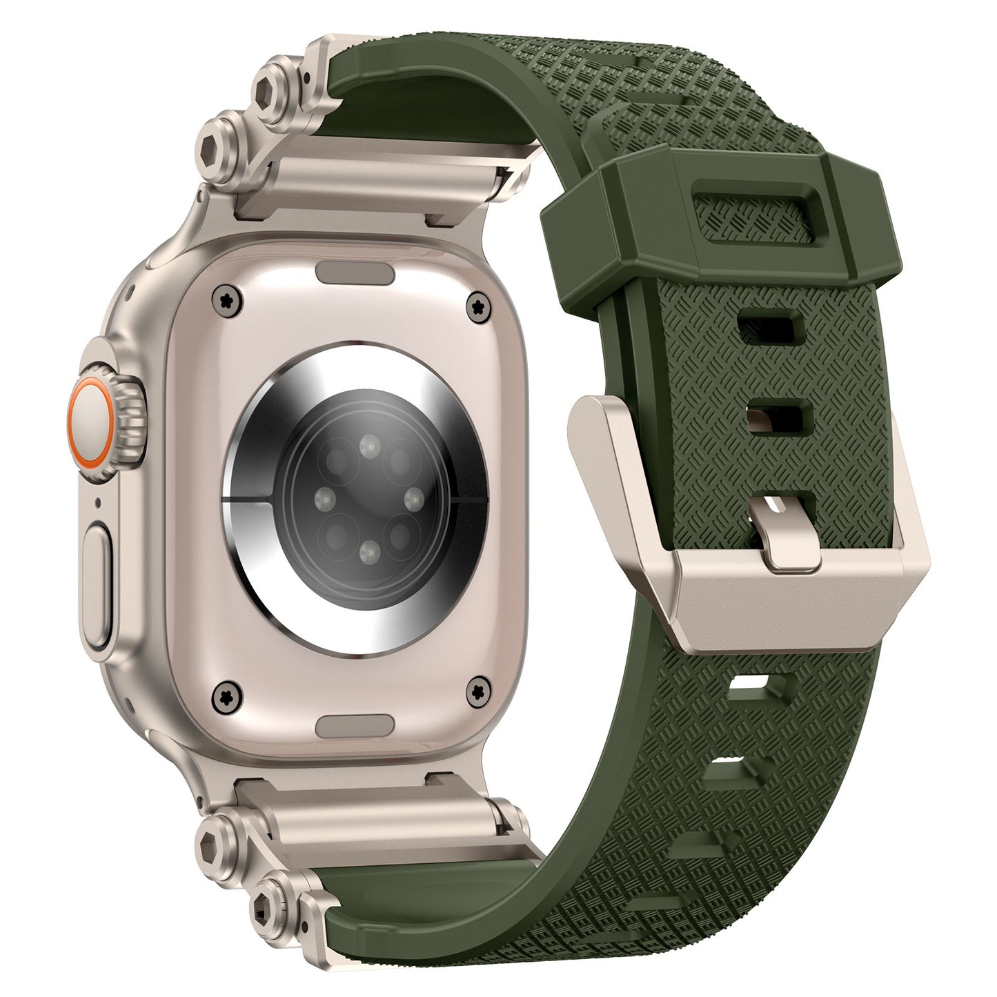 Correa de silicona giratoria táctica para Apple Watch