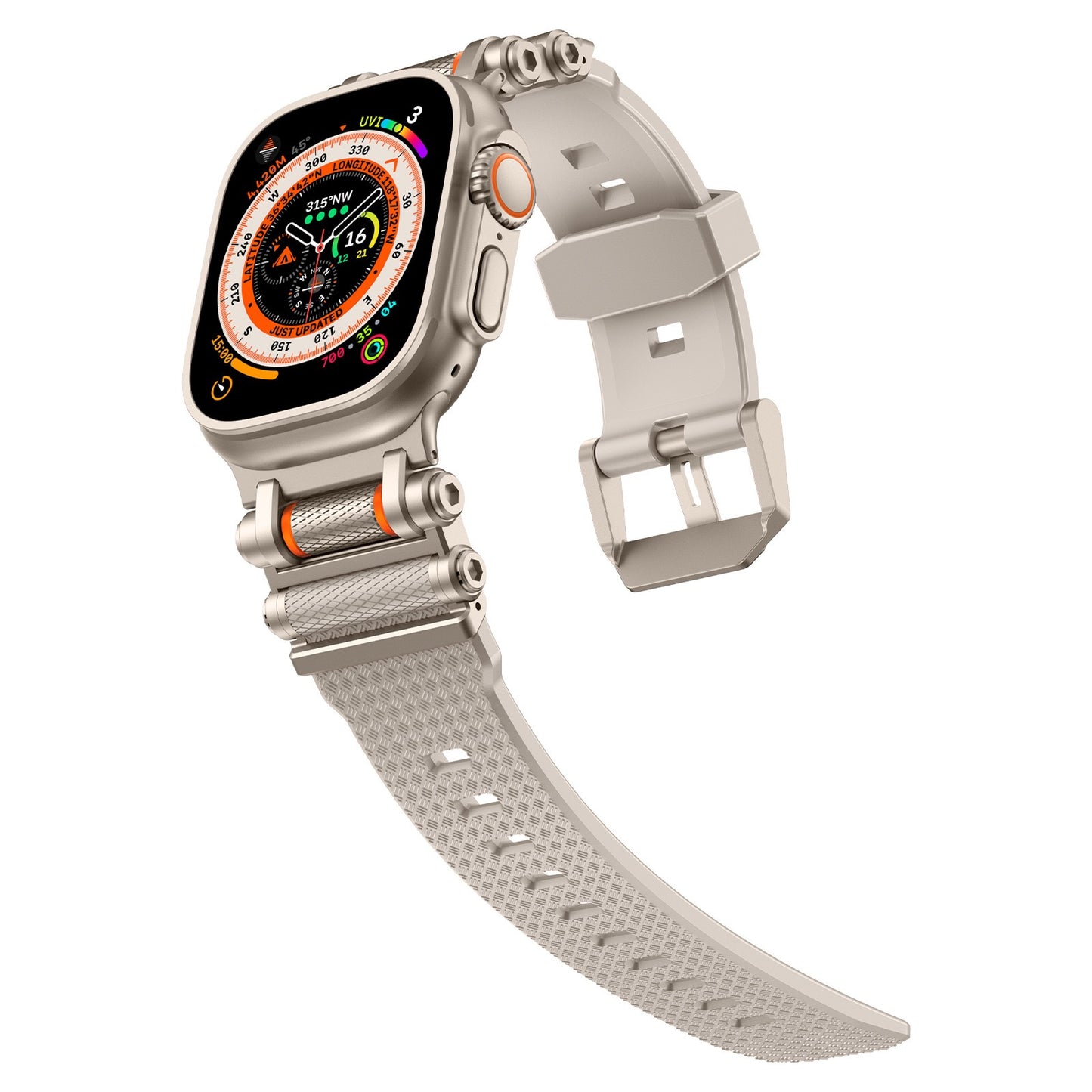 Correa de silicona giratoria táctica para Apple Watch