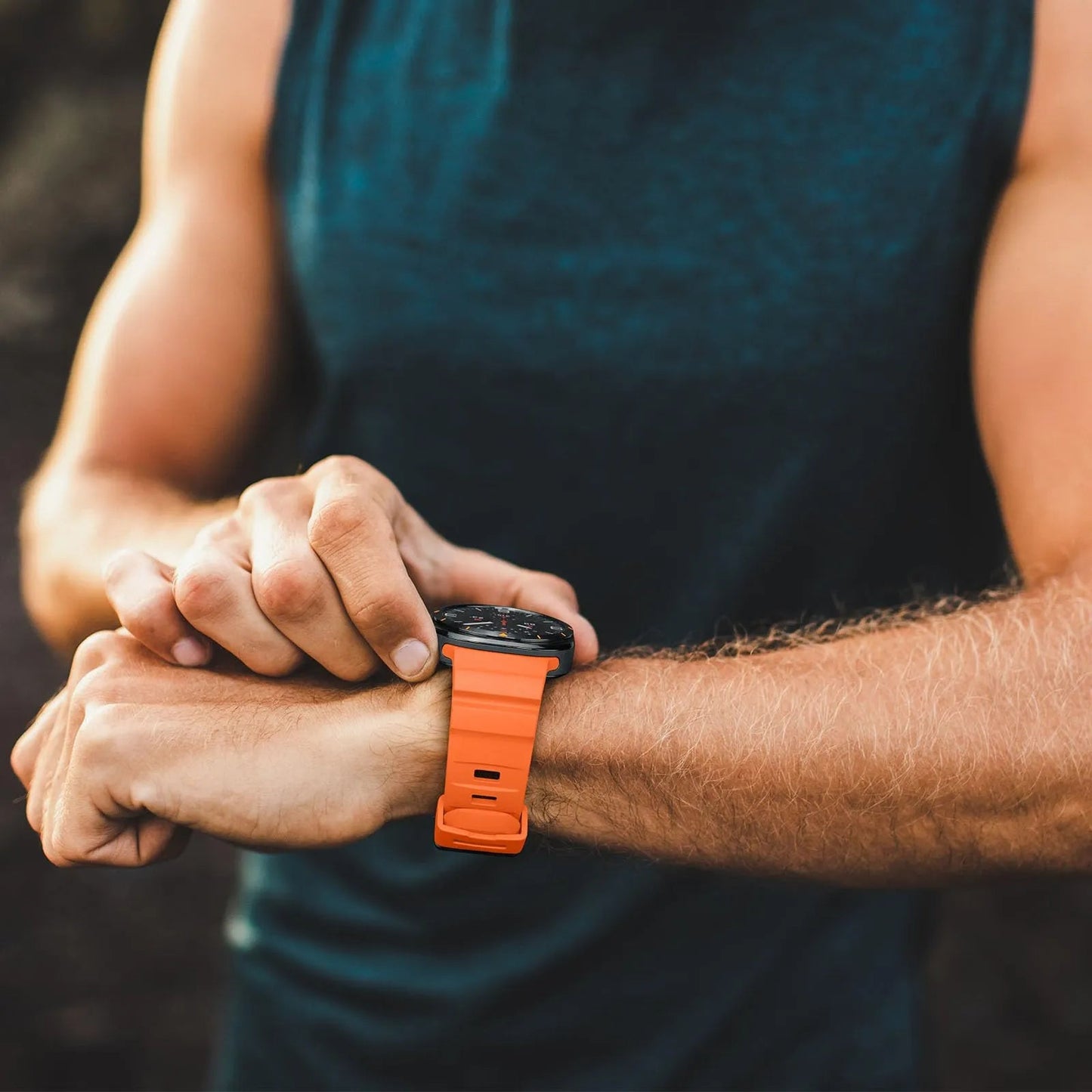 Rugged Silicone Sport Band for Galaxy Watch 20mm – No-Gap Fit, Waterproof Dewell X