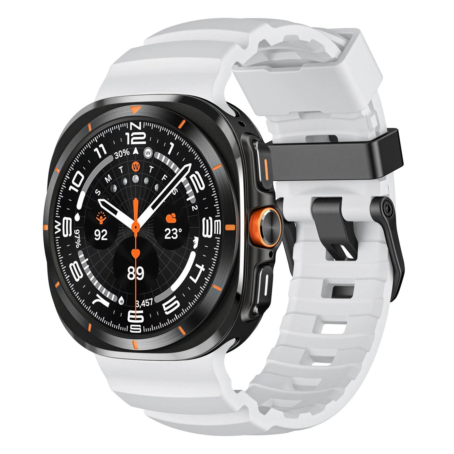 Rugged Silicone Sport Band for Galaxy Watch 20mm – No-Gap Fit, Waterproof Dewell X