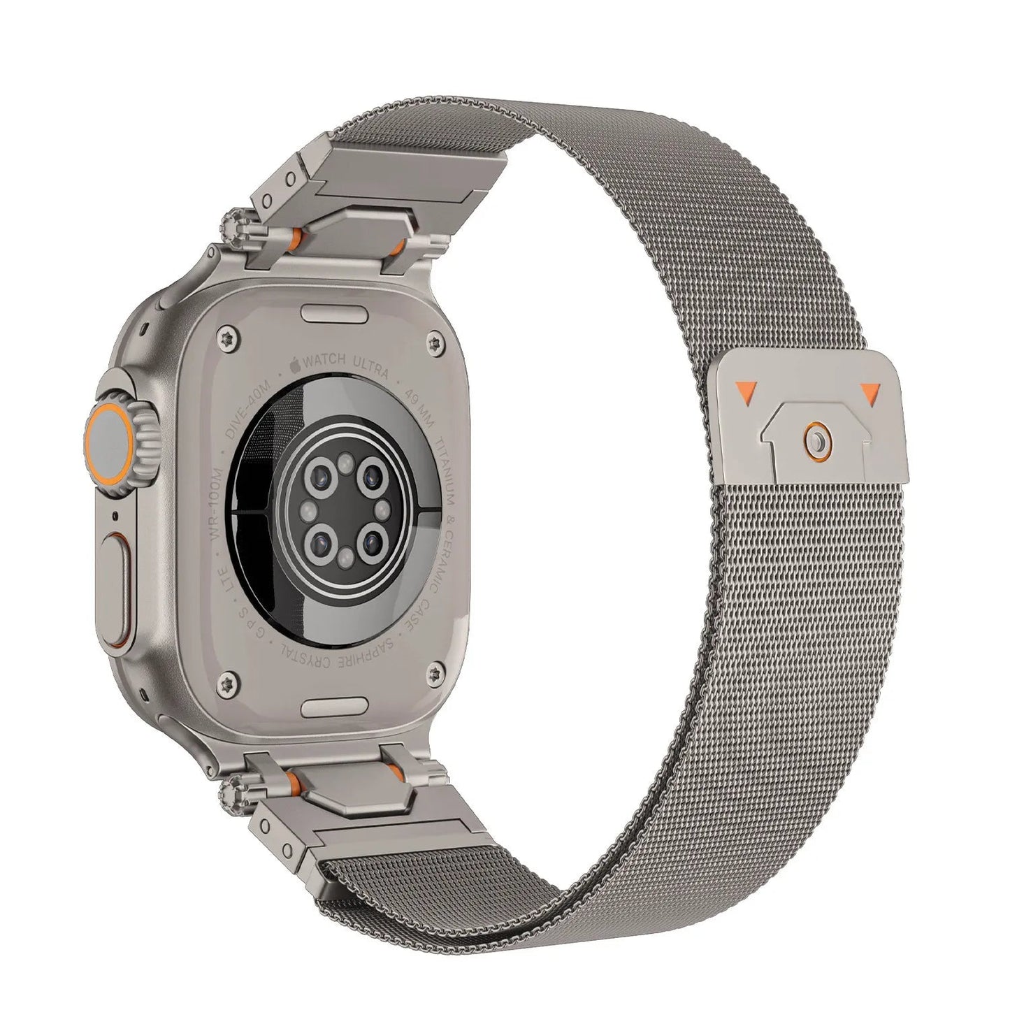 Taiyuan stainless steel metal bracelet suitable for Apple Watch 10 Ultra Milanese loop 49mm Dewell X