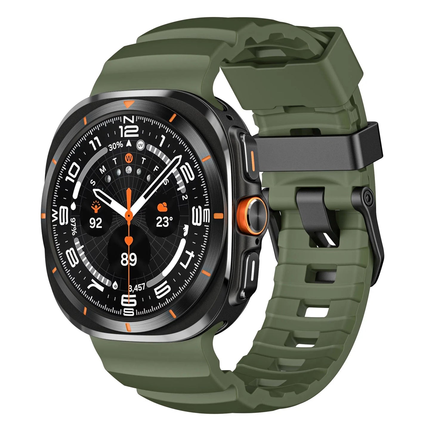 Rugged Silicone Sport Band for Galaxy Watch 20mm – No-Gap Fit, Waterproof Dewell X
