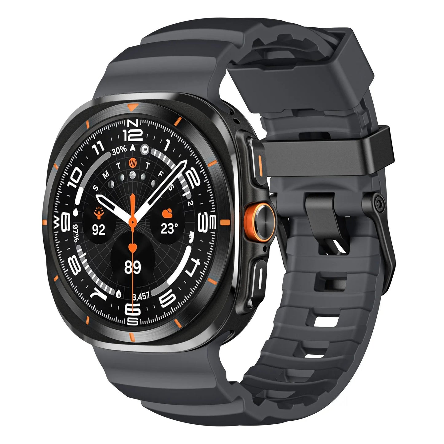 Rugged Silicone Sport Band for Galaxy Watch 20mm – No-Gap Fit, Waterproof Dewell X