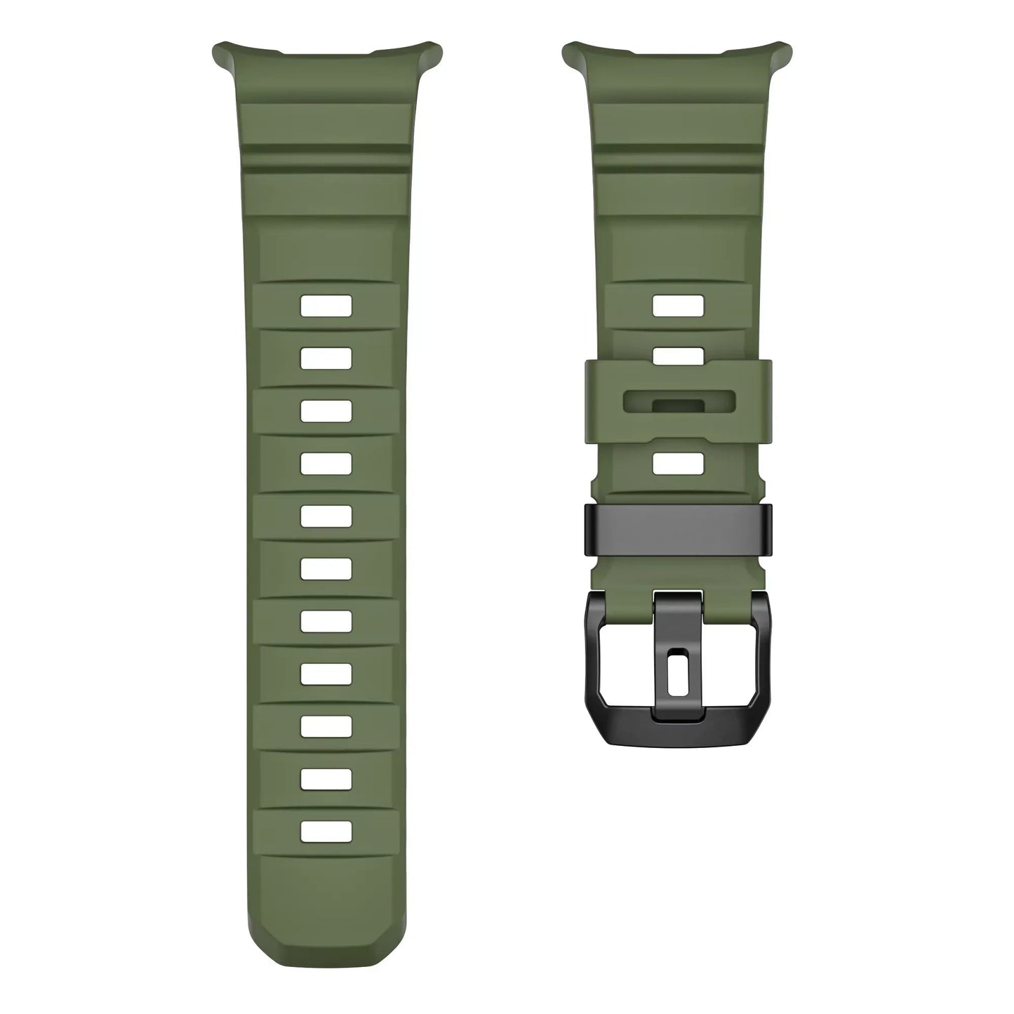 Rugged Silicone Sport Band for Galaxy Watch 20mm – No-Gap Fit, Waterproof Dewell X