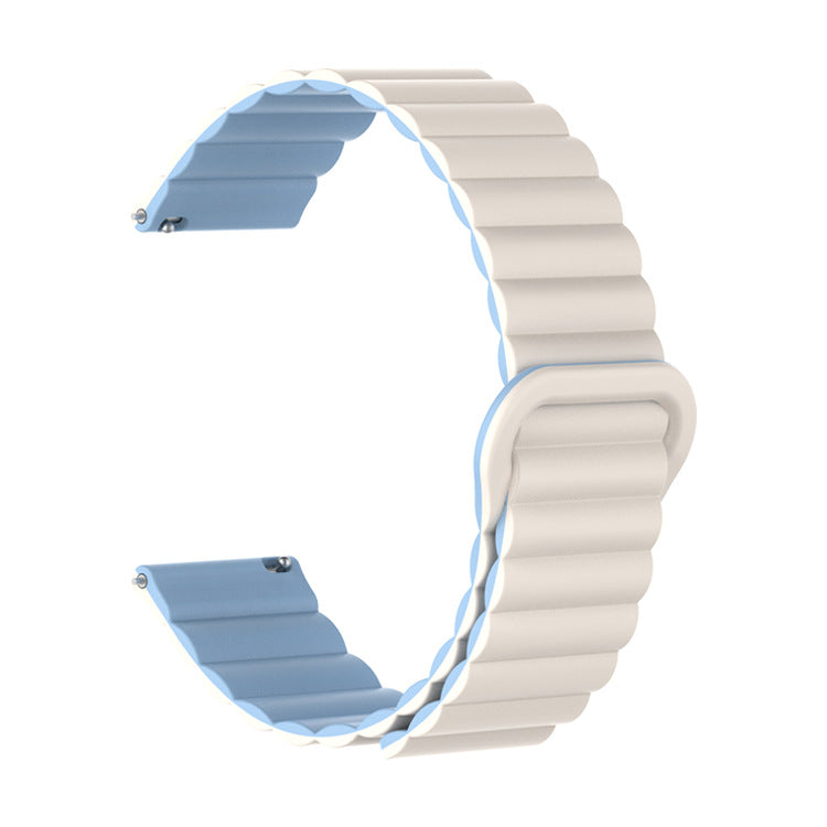 Silicone Magnetic Strap, Universal For Samsung Watch6, 20/22mm Watch Strap Dewell X