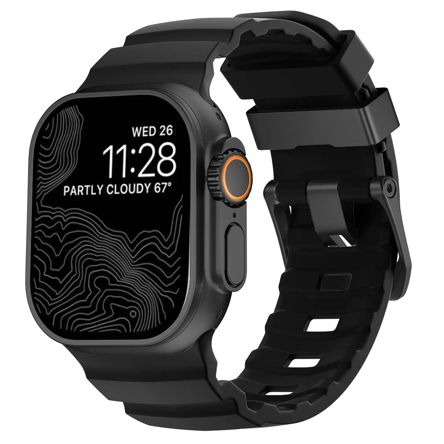 Rocky Point Outdoor Durable FKM Titanium Band Dewell X