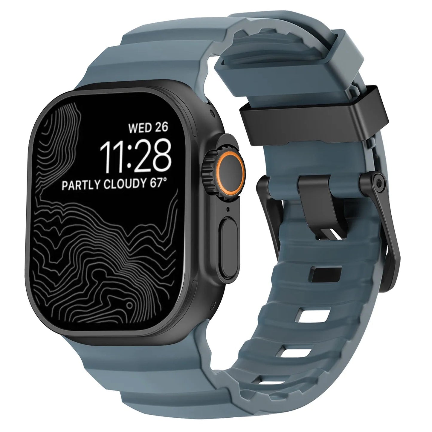 Rocky Point Outdoor Durable FKM Titanium Band Dewell X