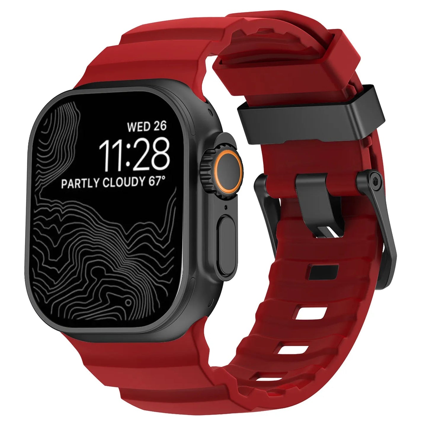 Rocky Point Outdoor Durable FKM Titanium Band Dewell X