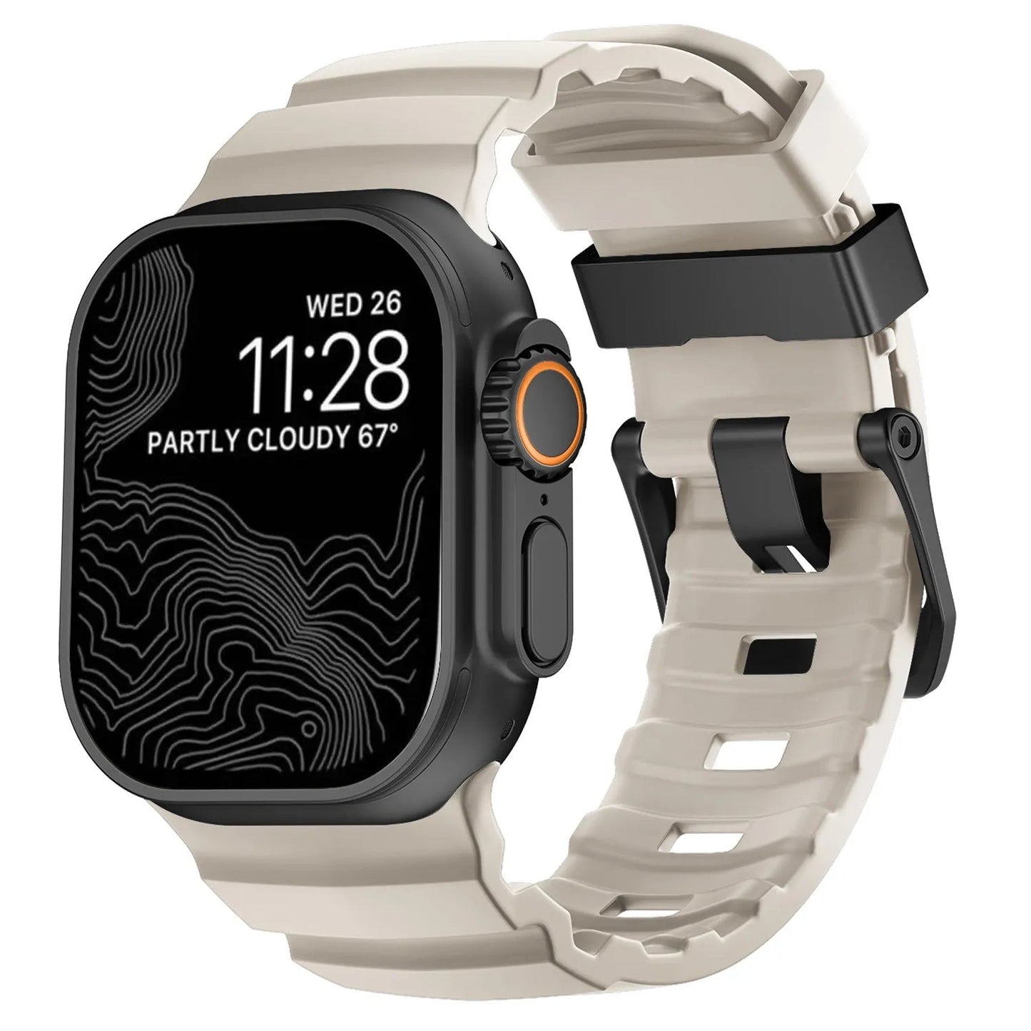 Rocky Point Outdoor Durable FKM Titanium Band Dewell X