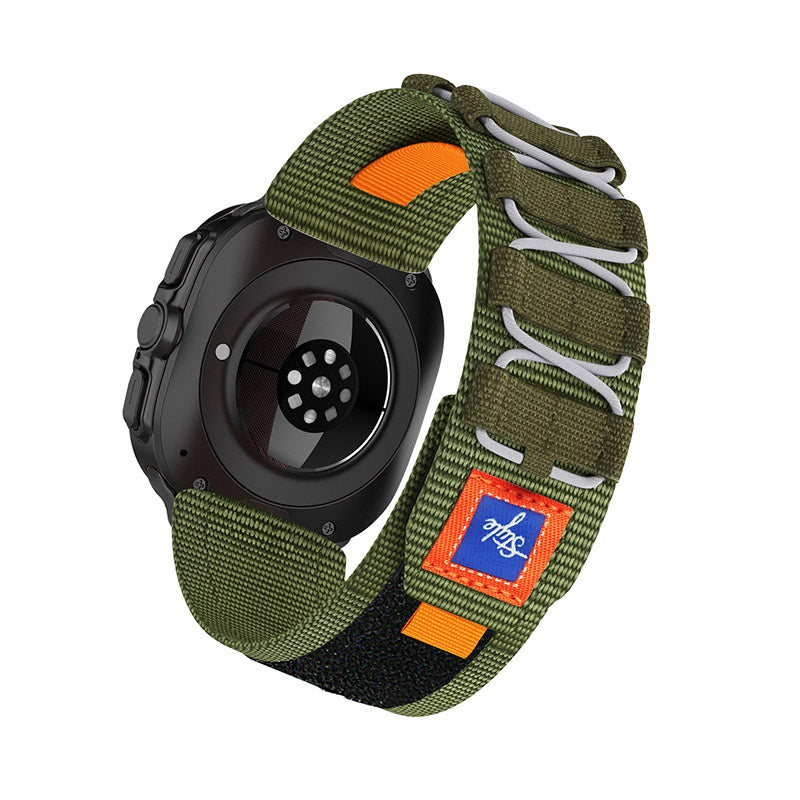 Nylon Band For Samsung Galaxy Watch Ultra Army Green Galaxy Ultra 47mm Dewell X