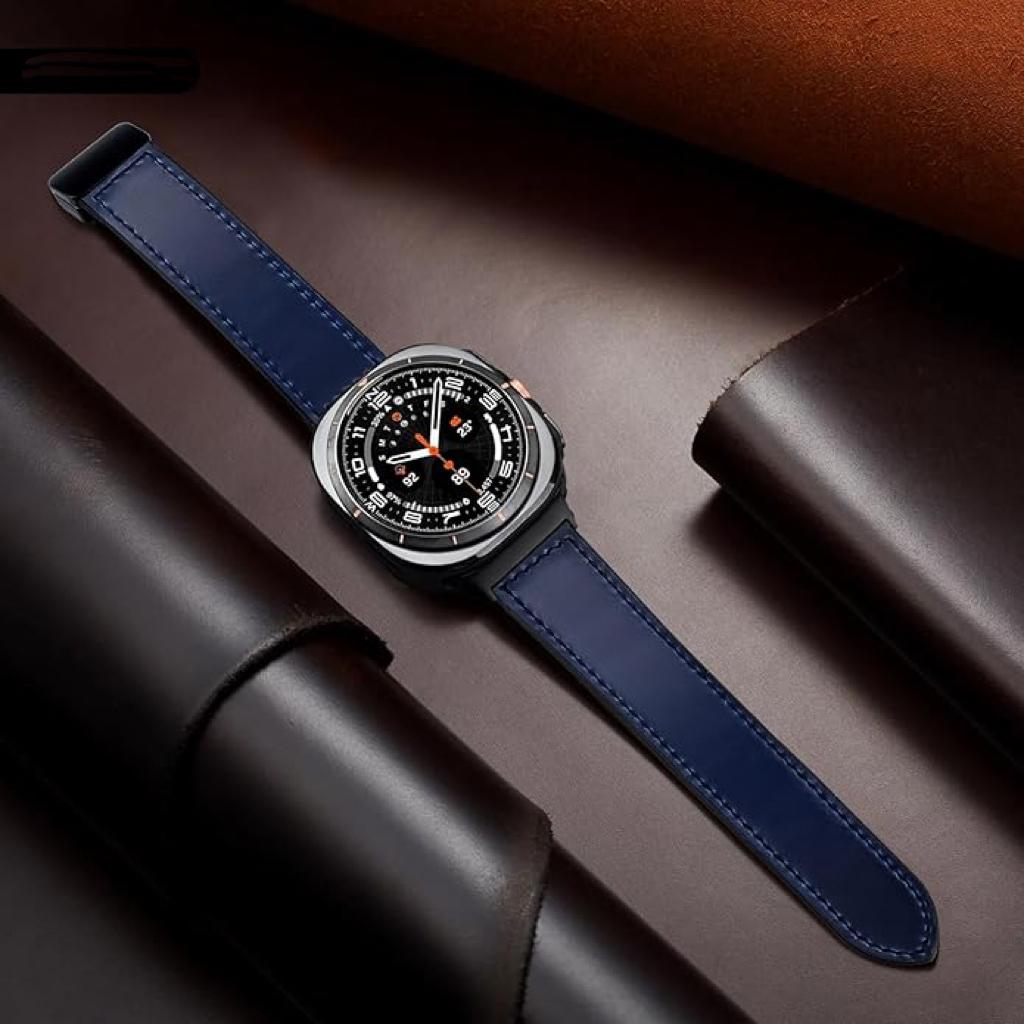 Magnetic Leather Watch Band for Samsung Galaxy Watch Ultra Dewell X