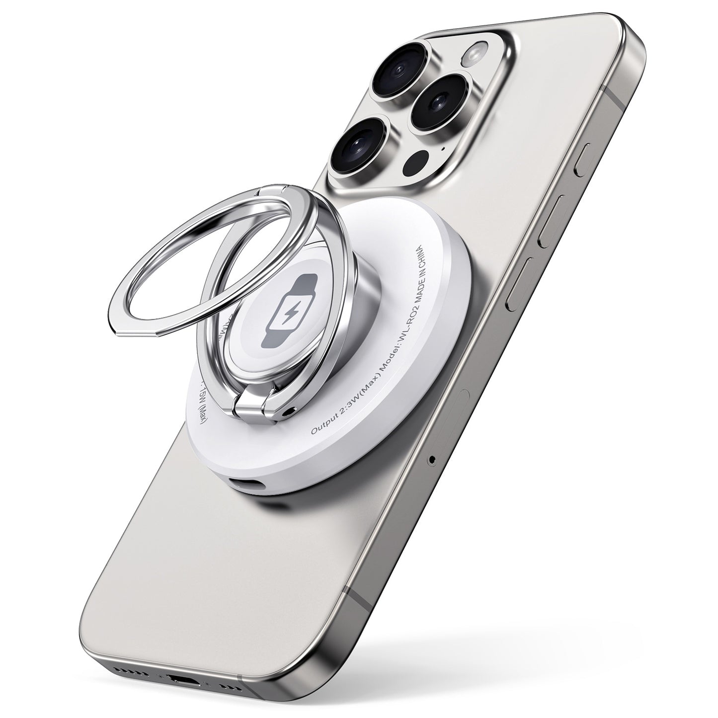 3-in-1 Wireless Charger Ring Stand  Fast, Foldable & Stylish Dewell X