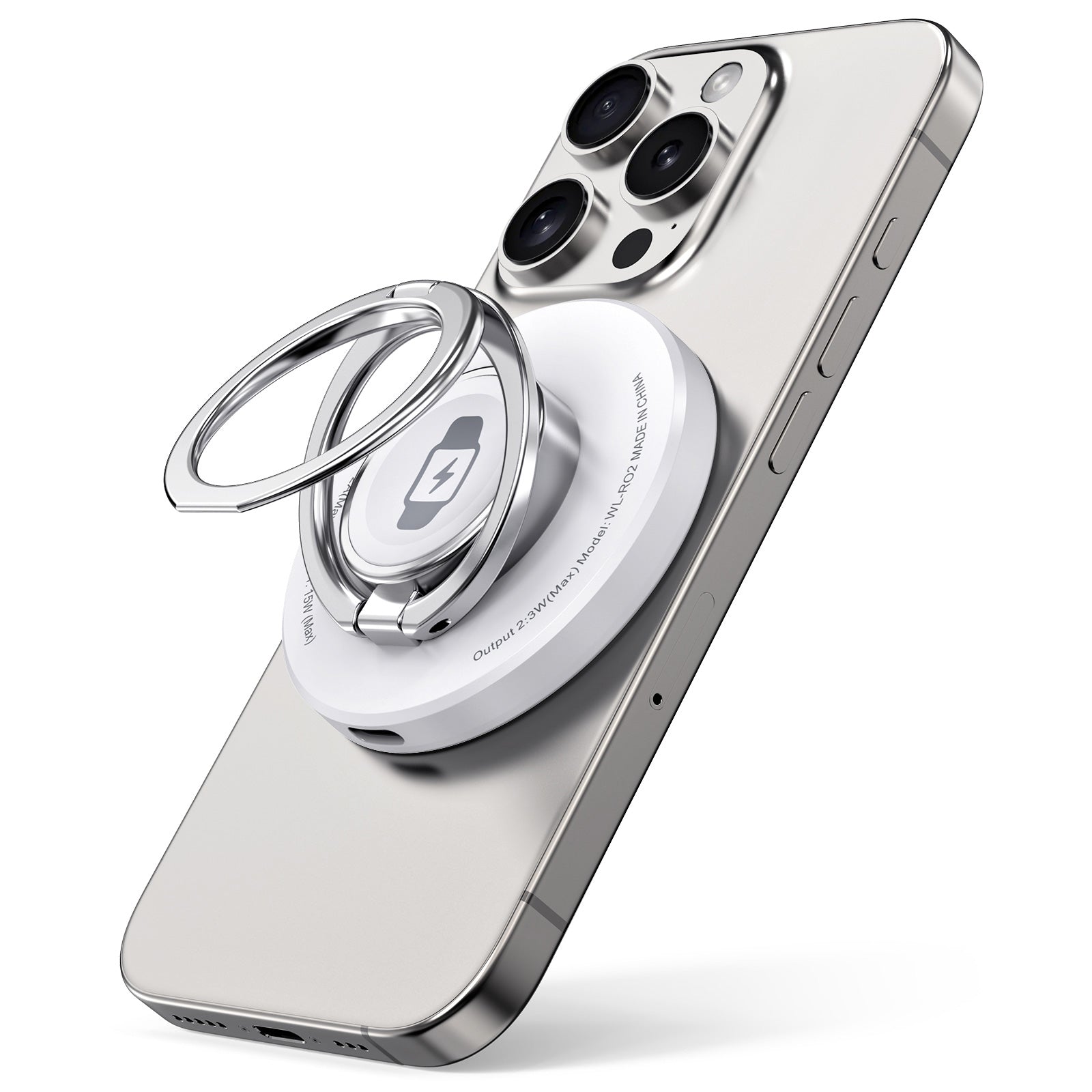 3-in-1 Wireless Charger Ring Stand  Fast, Foldable & Stylish Dewell X