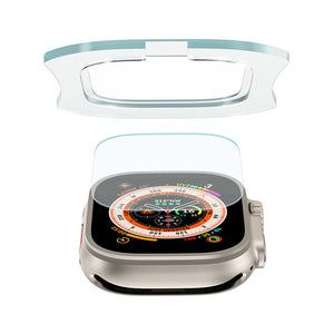 Automatic film application tool for quick application, suitable for Apple Watch Ultra 1/249mm tempered glass film Stickers + alcohol packs + scratch cards Dewell X