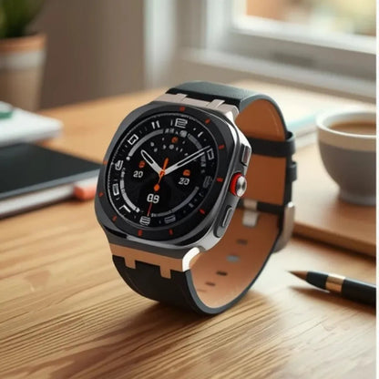 Crazy Horse Leather Watch Band for Samsung Galaxy 7 Ultra - Genuine Luxury Strap Bracelet Dewell X