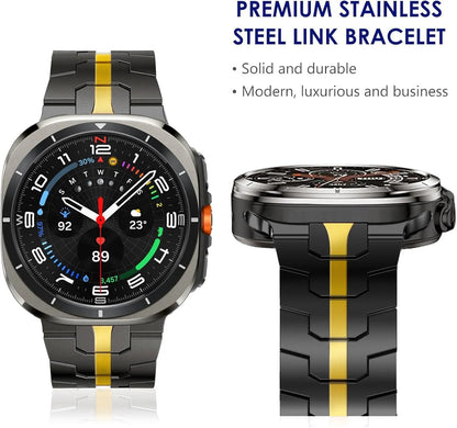 Magnetic Metal Strap for Galaxy Watch 20mm – Stainless Steel & Titanium Dewell X