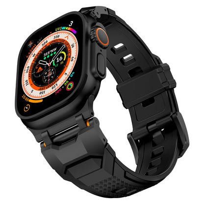 Silicone strap with stainless steel head and Ultra metal end pieces strap Dewell X