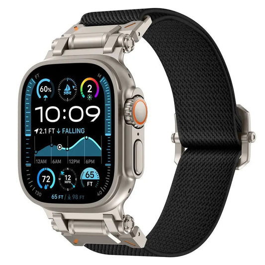 Explorer nylon woven strap suitable for Apple Watch bands, Apple iWatch S10 ultar98 SE Dewell X