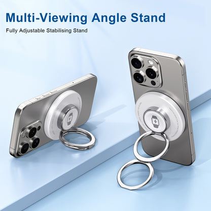 3-in-1 Wireless Charger Ring Stand  Fast, Foldable & Stylish Dewell X