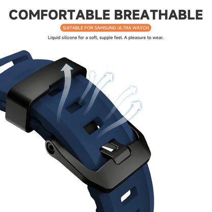 Rugged Silicone Sport Band for Galaxy Watch 20mm – No-Gap Fit, Waterproof Dewell X