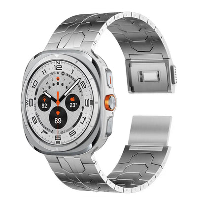 Magnetic Metal Strap for Galaxy Watch 20mm – Stainless Steel & Titanium Dewell X