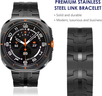 Magnetic Metal Strap for Galaxy Watch 20mm – Stainless Steel & Titanium Dewell X