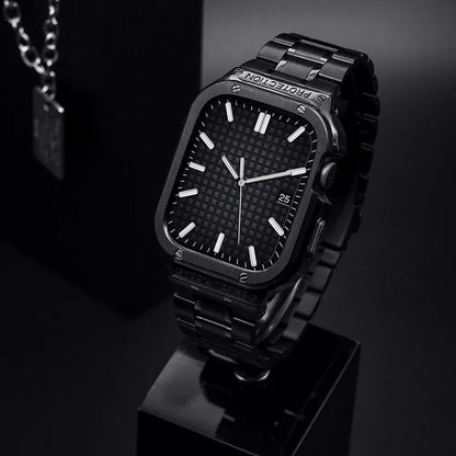 Universally applicable Ultra strap, Apple Watch strap protective case, modified Iron Man stainless steel Dewell X