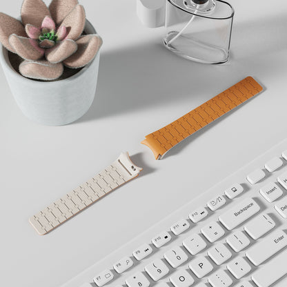Samsung Galaxy Watch6/4/5/5 Pro AP magnetic silicone contrasting color Samsung watch strap new product Dewell X