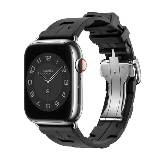 Skin-Friendly Silicone Band for Apple Watch Series 10 – Original Buckle, 42mm/46mm Dewell X