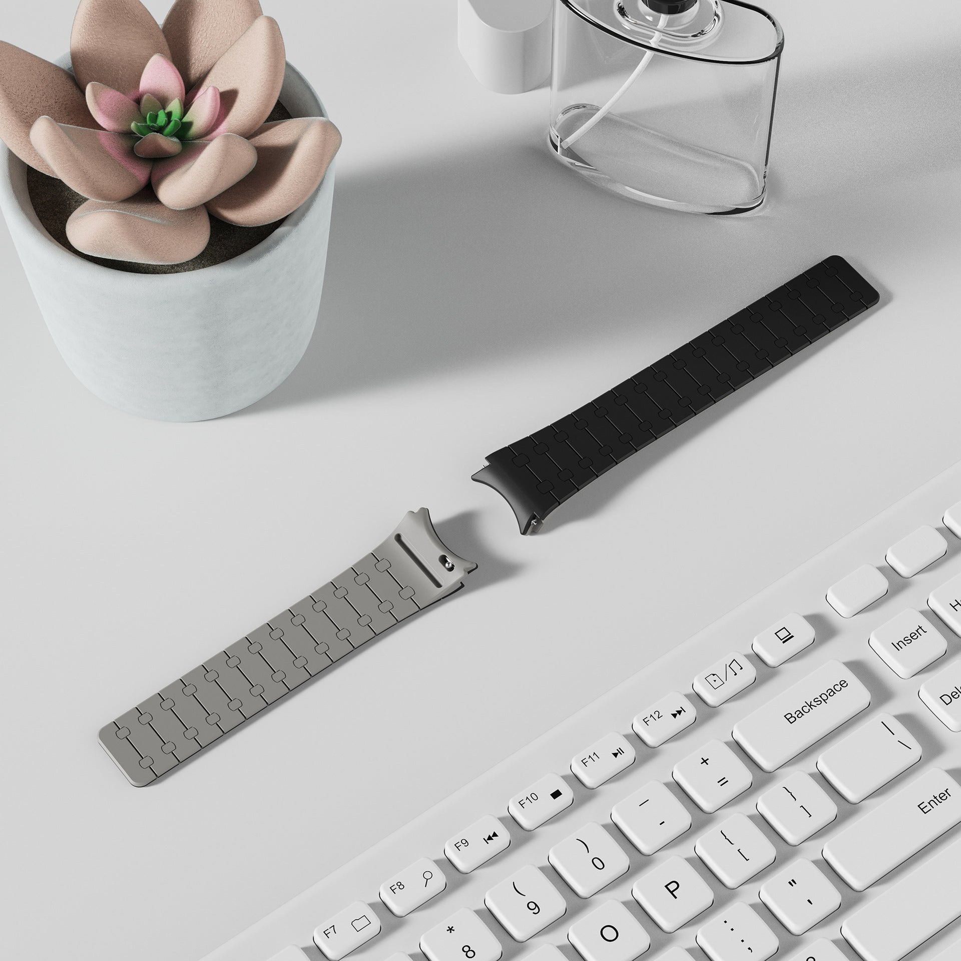 Samsung Galaxy Watch6/4/5/5 Pro AP magnetic silicone contrasting color Samsung watch strap new product Dewell X