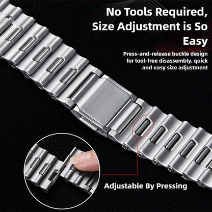 Premium Stainless Steel Ocean Band for Apple Watch - Scratch-Resistant Magnetic Link Bracelet