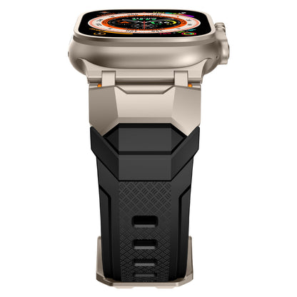 Silicone strap with stainless steel head and Ultra metal end pieces strap Dewell X