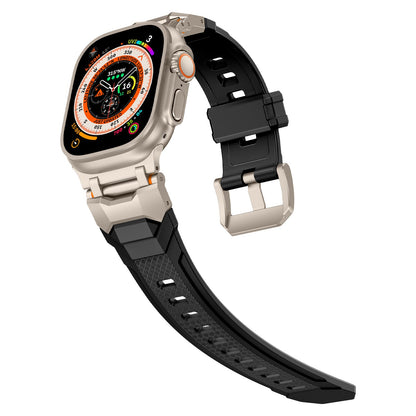 Silicone strap with stainless steel head and Ultra metal end pieces strap Dewell X