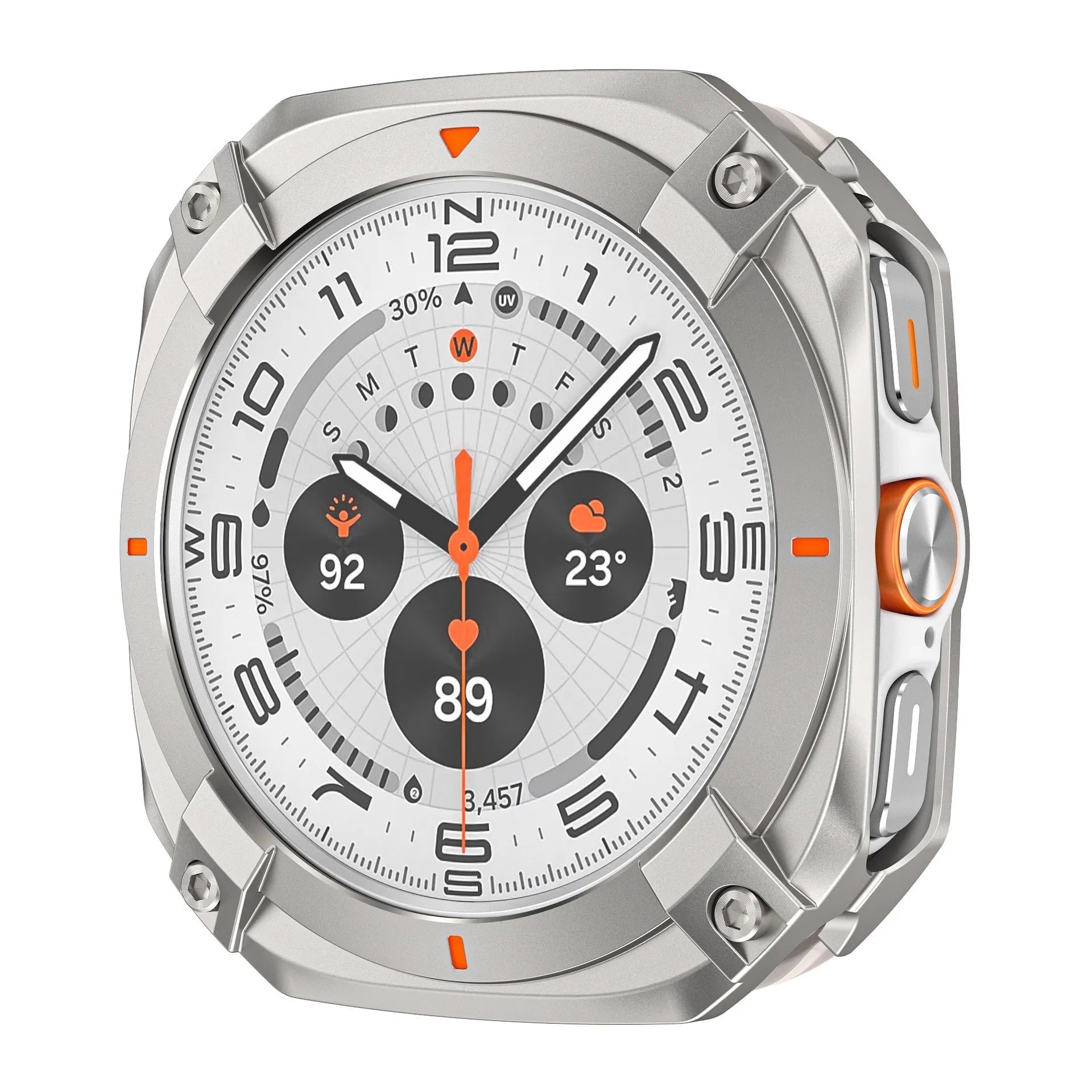 Protective case for Samsung watch Ultra/Ultra 2025 - Cyber hollow-out metal protective case Dewell X