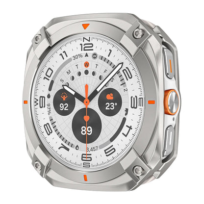 Protective case for Samsung watch Ultra/Ultra 2025 - Cyber hollow-out metal protective case Dewell X