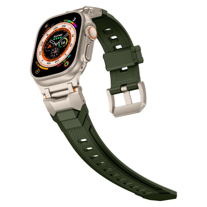 Silicone strap with stainless steel head and Ultra metal end pieces strap Dewell X