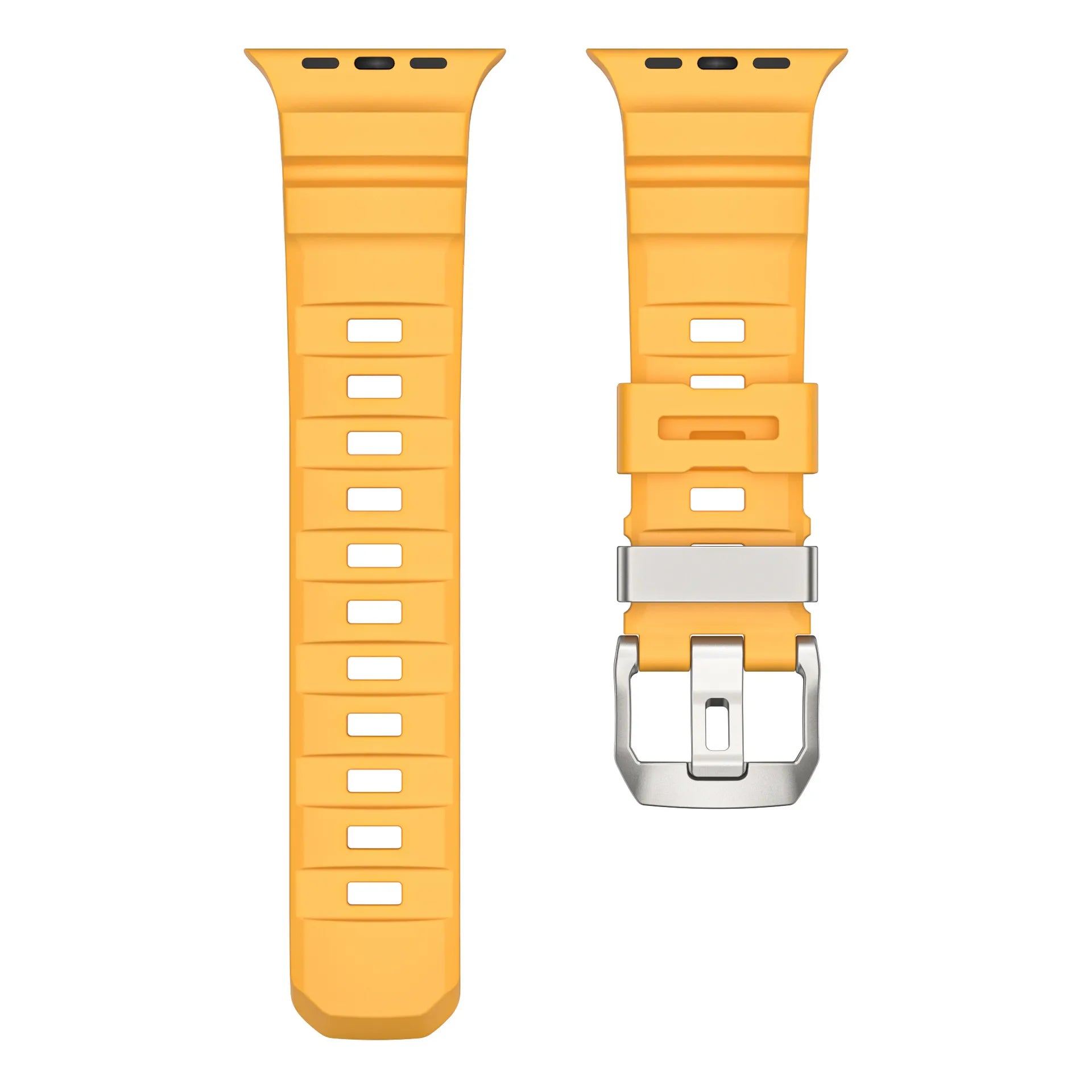 Wild path FKM fluororubber sports strap titanium metal clasp suitable for Apple Watch Ultra 2/1 S10/9/8/7/SE replacement wristband (49mm 45mm 44mm 42mm) Dewell X