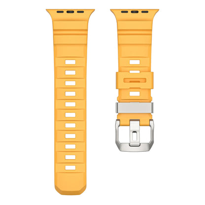 Wild path FKM fluororubber sports strap titanium metal clasp suitable for Apple Watch Ultra 2/1 S10/9/8/7/SE replacement wristband (49mm 45mm 44mm 42mm) Dewell X