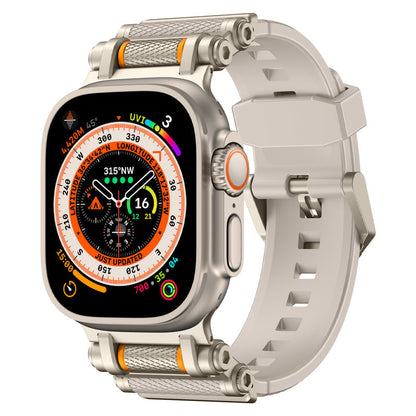Tactical Rotating Silicone Band For Apple Watch Dewell X
